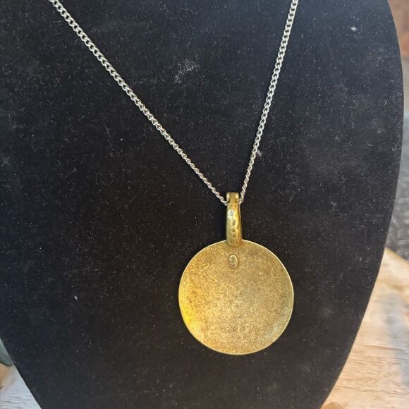 28” Stainless Steel Necklace with Pendant See Photos for Size Comparison - Picture 3 of 6